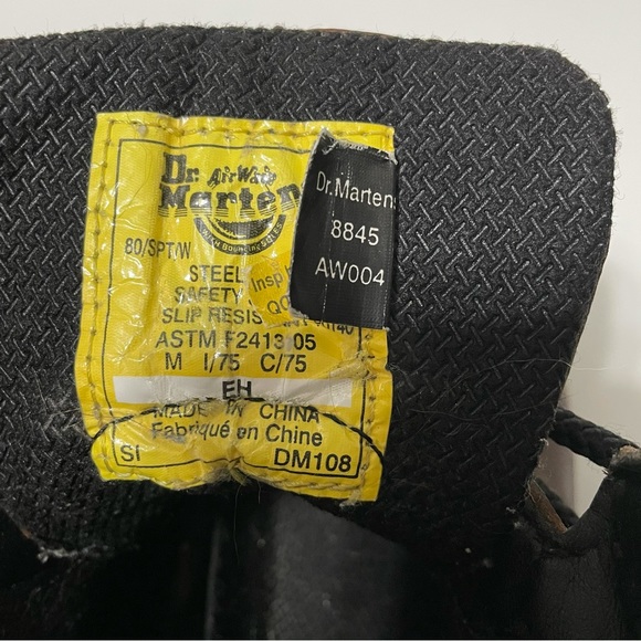 Dr Marten Industrial Steel Toe 8845 Work Boots Mens 10 Slip Resistant - Picture 12 of 14